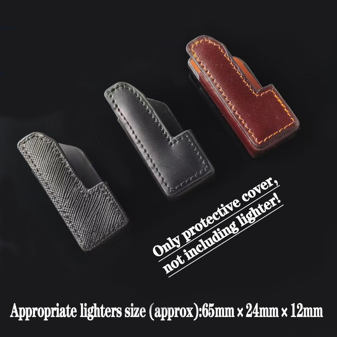 Luxury High Quality Bags - Handmade Semi Enclosed Genuine Leather Lighter