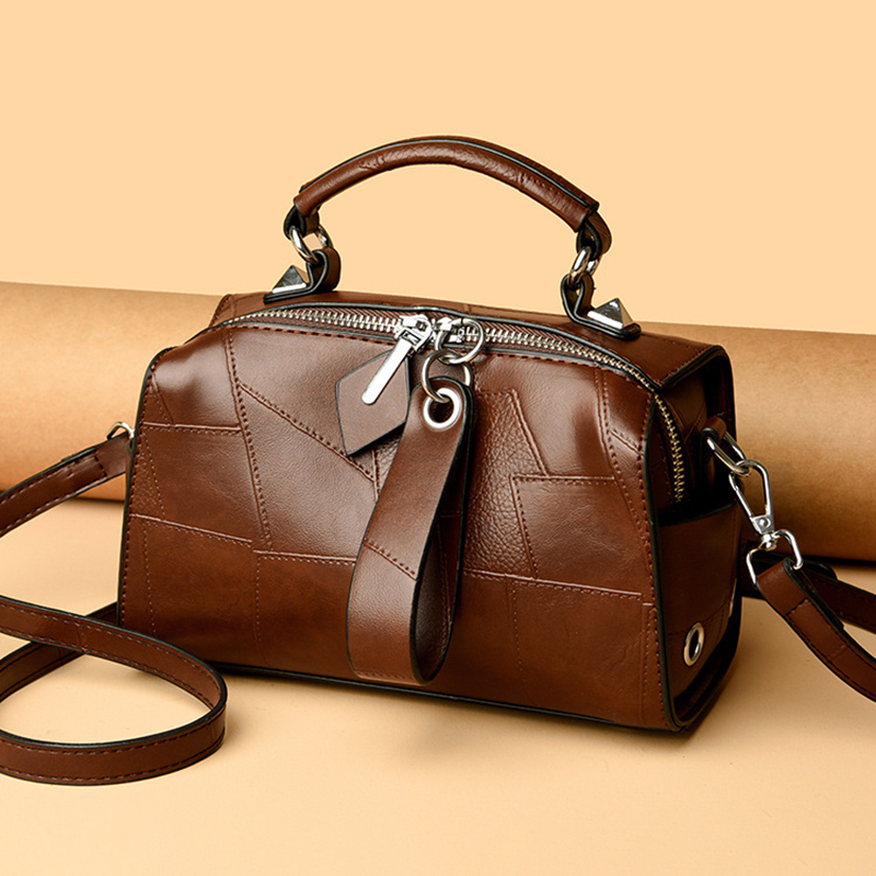 Luxury Bags Level - Women's genuine leather backpack, simple leather