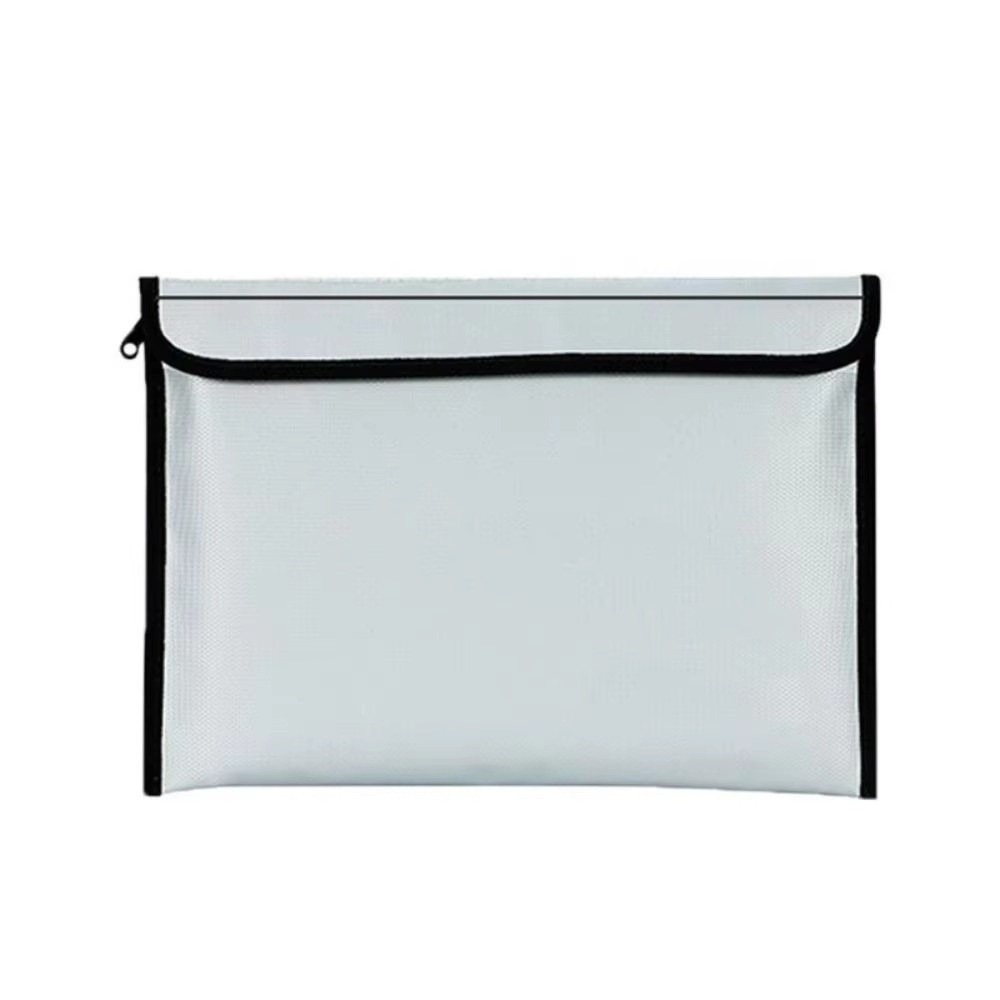 Structured Handbag Top Handle - Waterproof Fireproof Document Bag Zipper Closure