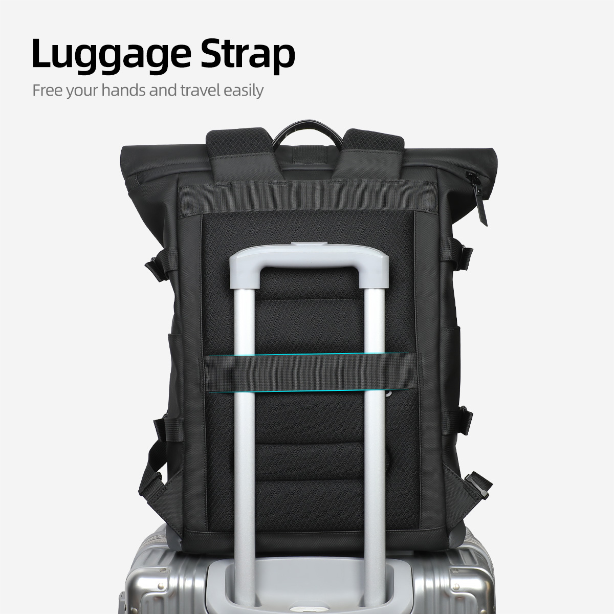 HK Waterproof Roll-Top Backpac - Structured Handbag Top Handle review and price