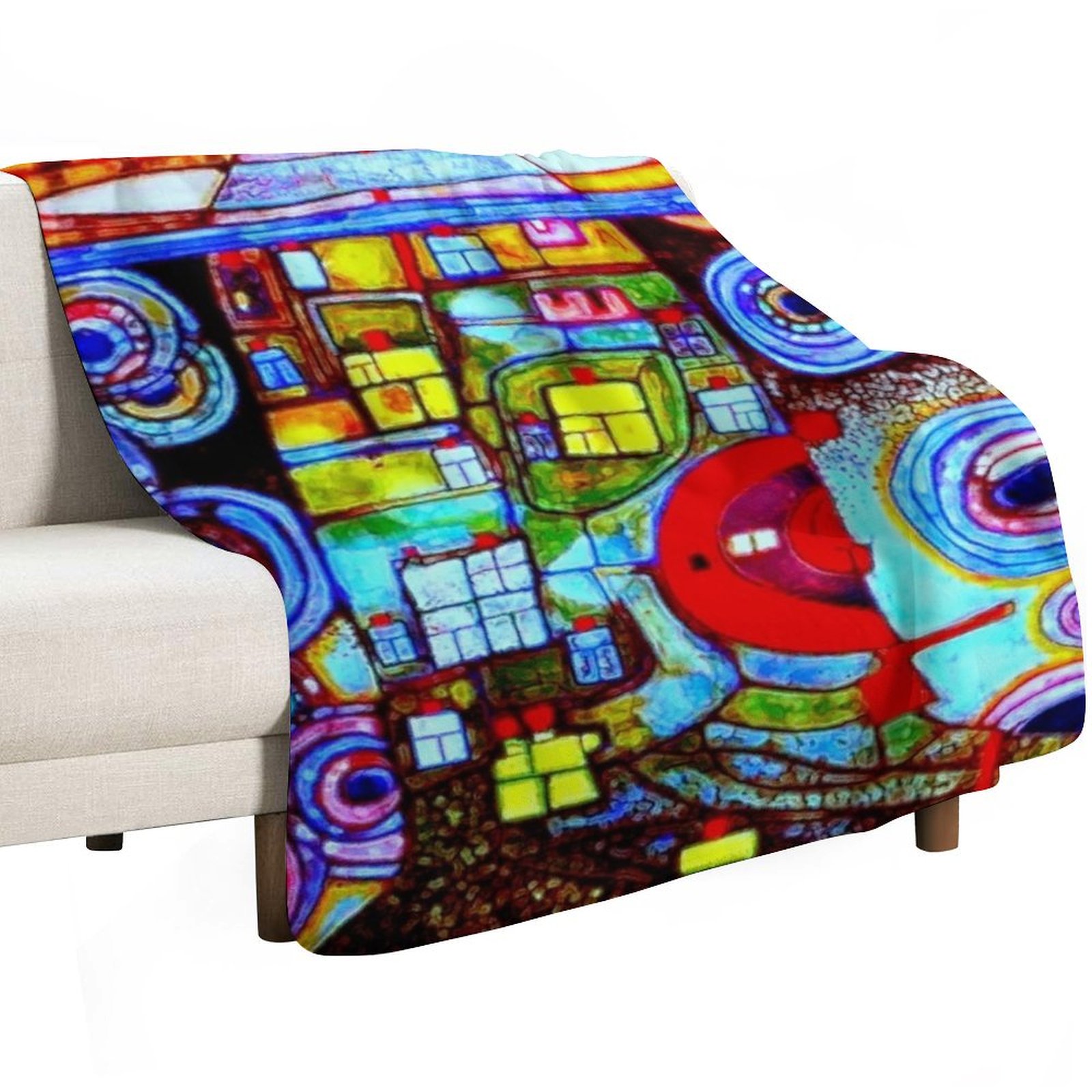 Qatar 813 neon Throw Blanket D - Luxury Bags Qatar review and price