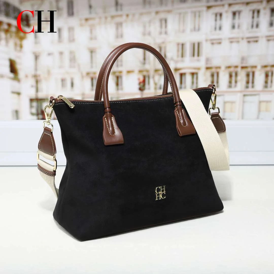 CH Premium Womens Suede Tote B - Structured Handbag Top Handle review and price