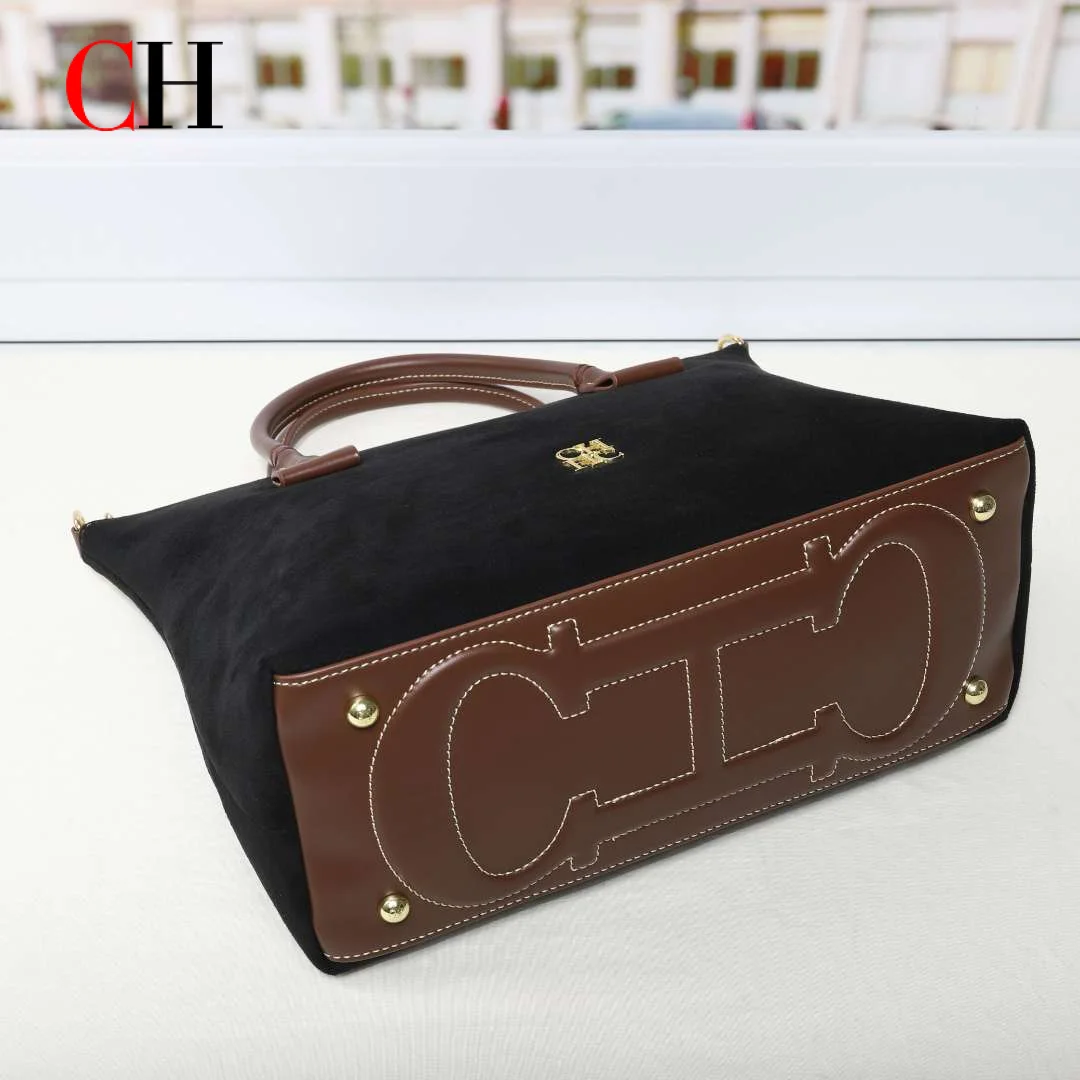 CH Premium Womens Suede Tote B - Structured Handbag Top Handle review and price