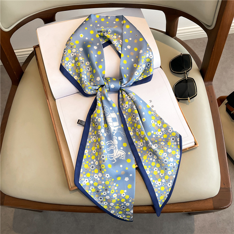 Fashion Print Long Silk Scarf  - Luxury Bags China review and price
