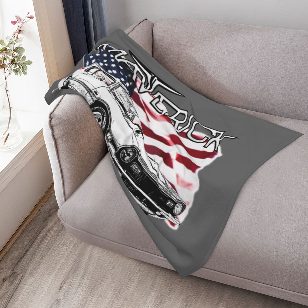 Maverick USA Muscle Car Throw  - Luxury Bags Usa review and price