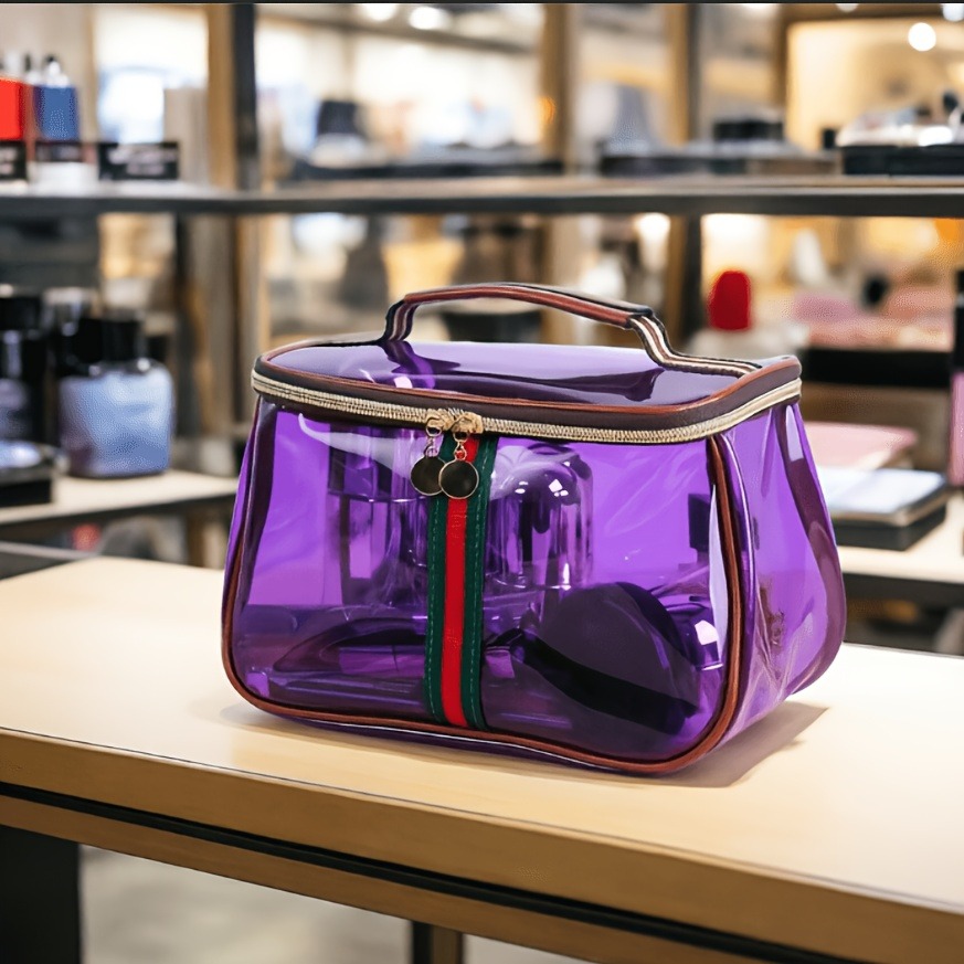 Women' Transparent Apple-Theme - Structured Handbag Top Handle review and price