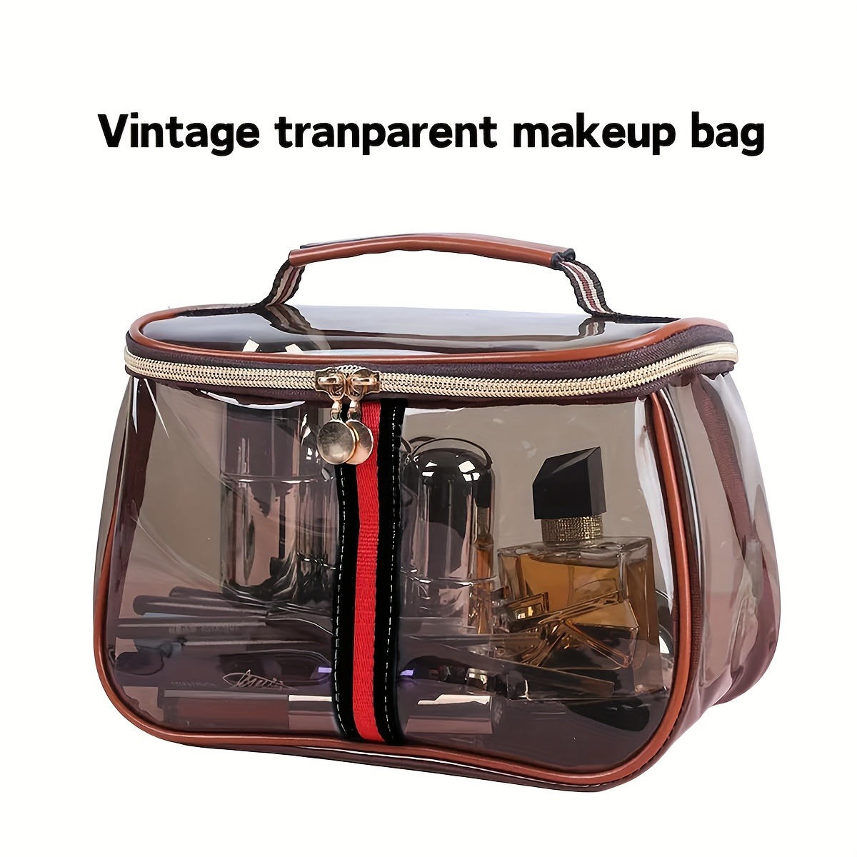 Women' Transparent Apple-Theme - Structured Handbag Top Handle review and price