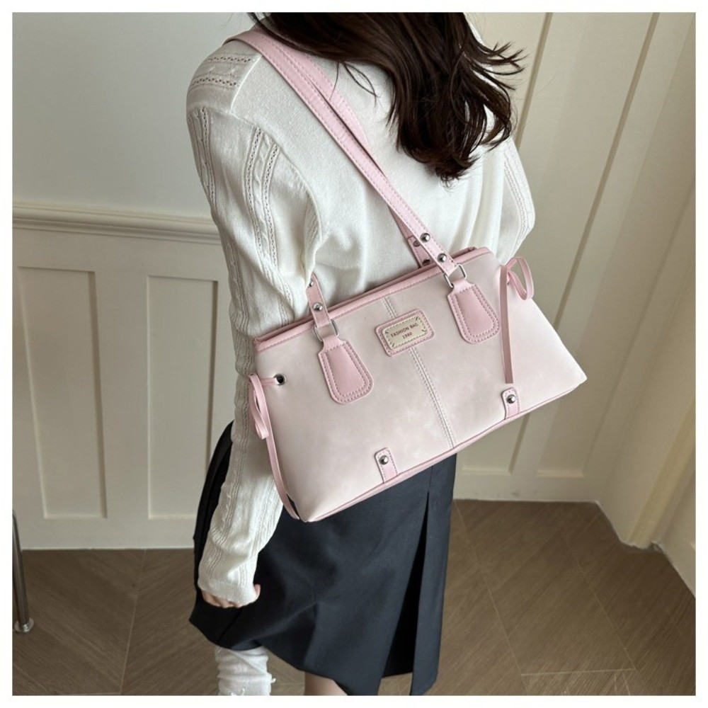 Minimalist Faux Leather Tote B - Structured Handbag Top Handle review and price
