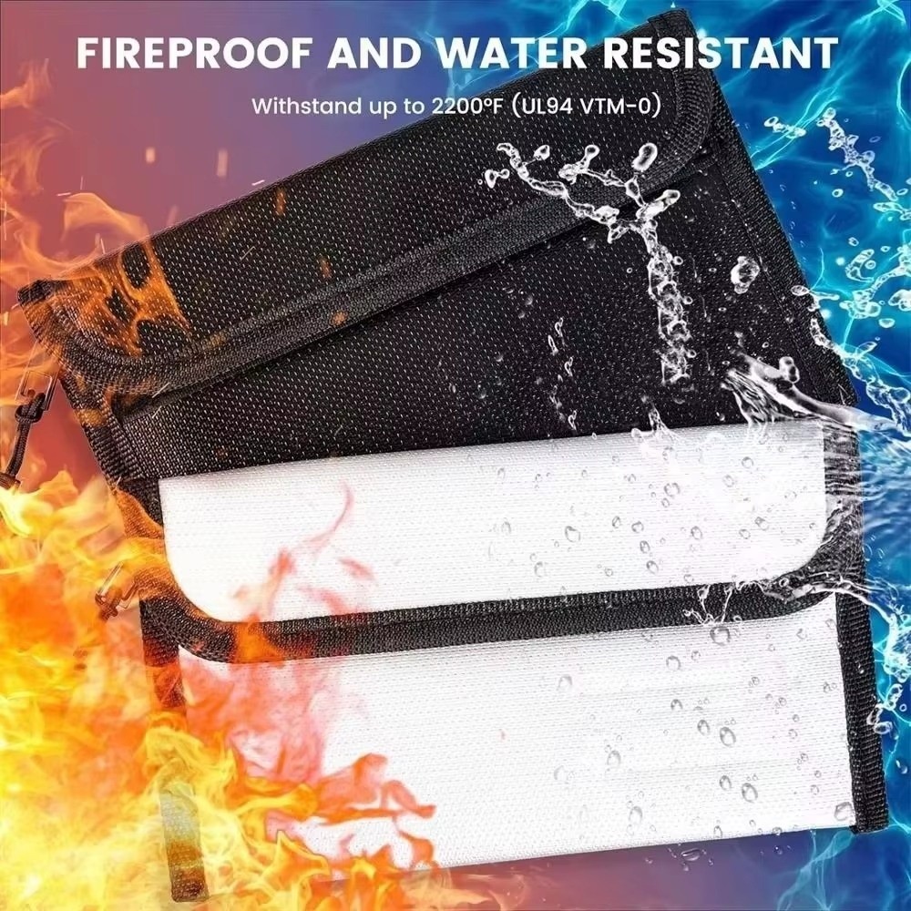 Waterproof Fireproof Document  - Structured Handbag Top Handle review and price