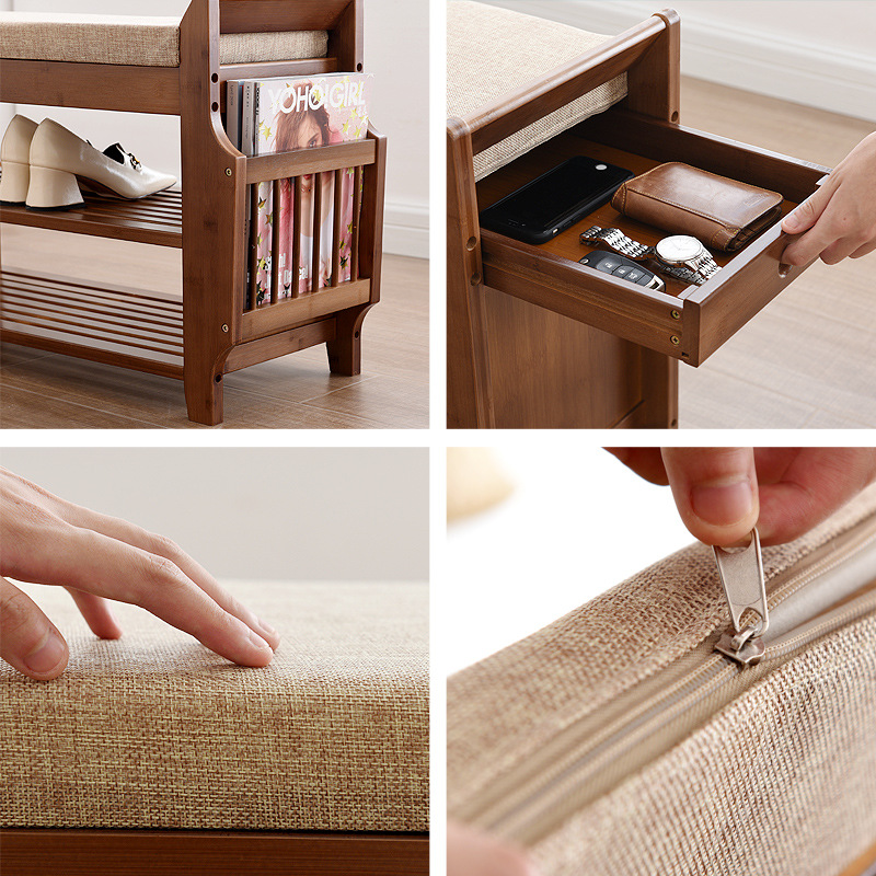 Retro style bamboo shoe cabine - Luxury Bags Level review and price