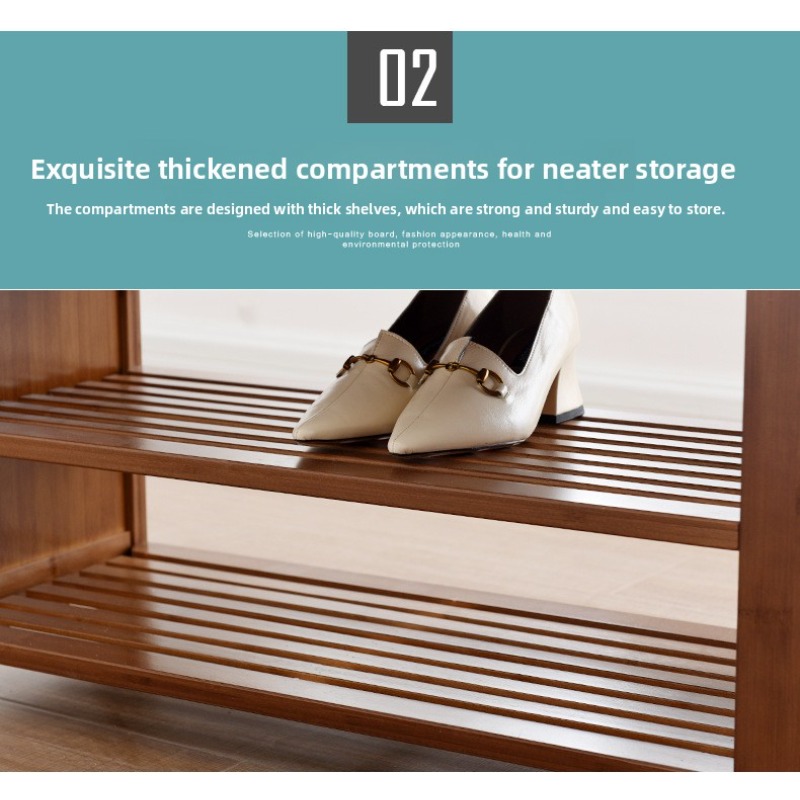 Retro style bamboo shoe cabine - Luxury Bags Level review and price