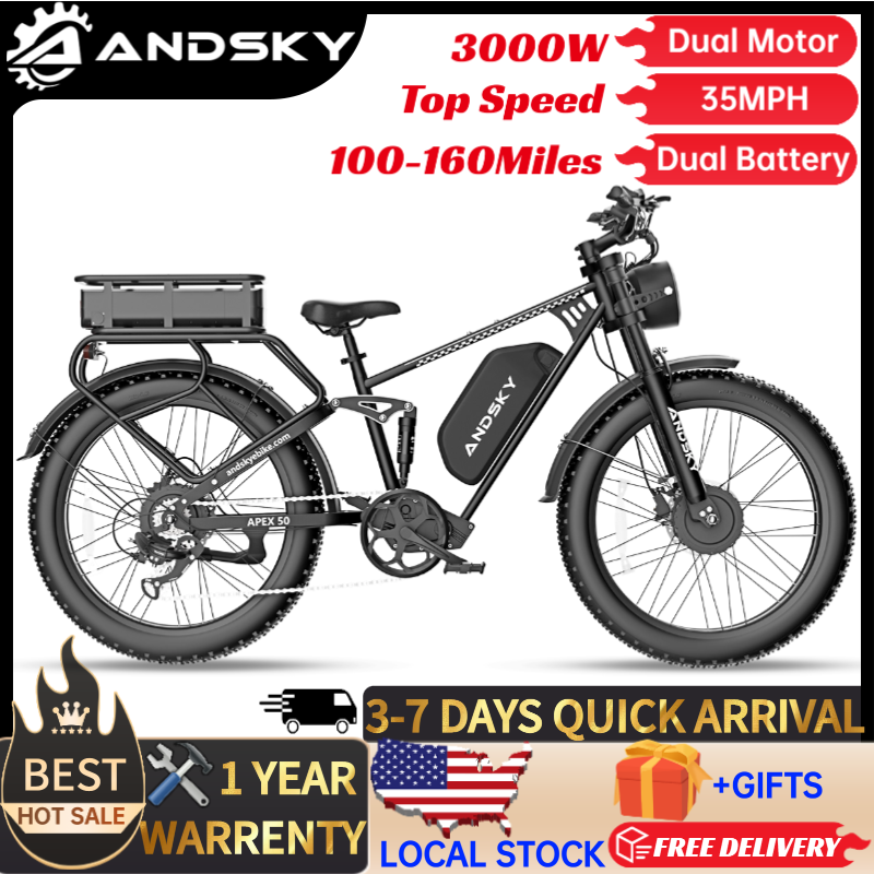 ANDSKY Apex50 AWD Electric Bik - Luxury Bags Level review and price